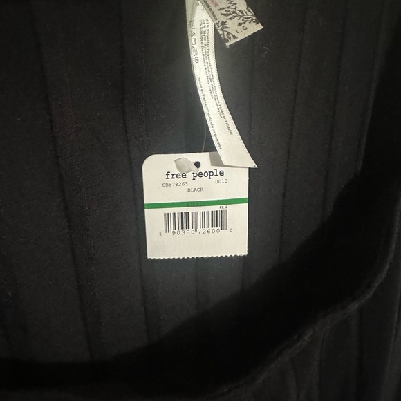 Free People || NWT || Intimately Black Knit Long Sleeve Bodysuit - Picture 11 of 14